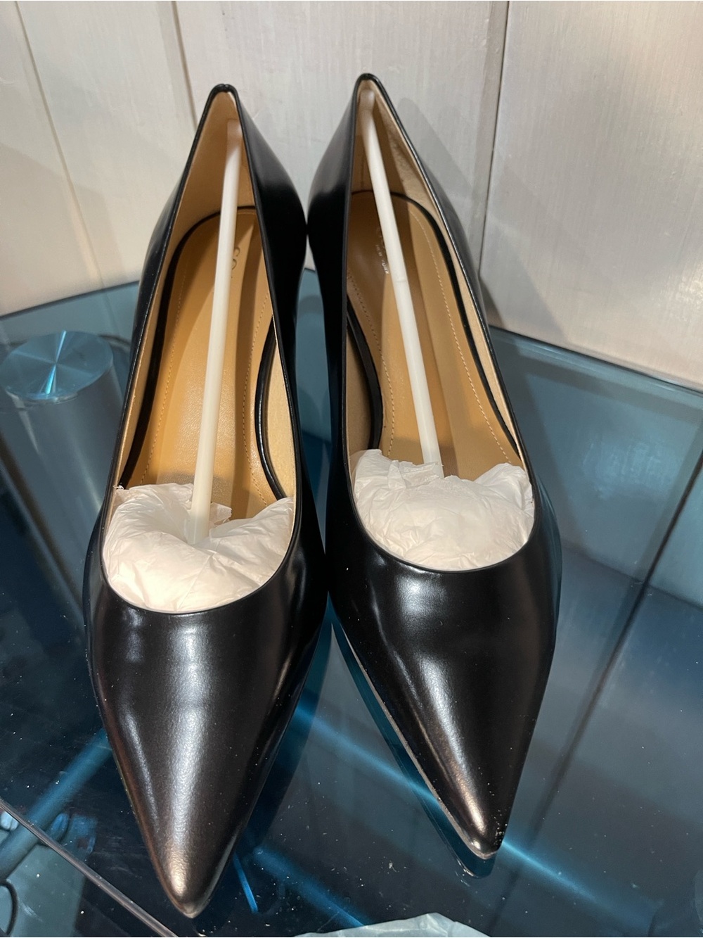 Coach Classic Black Pointed Toe Women Unipump 8.5 NWT NIB